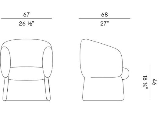 Кресло Potocco JADE DINING ARMCHAIR image 2