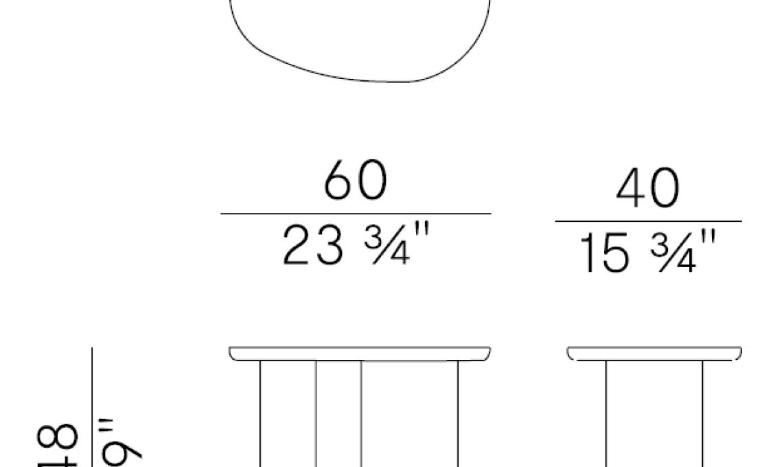 Журнальный столик от фабрики Potocco модель 953/TBA