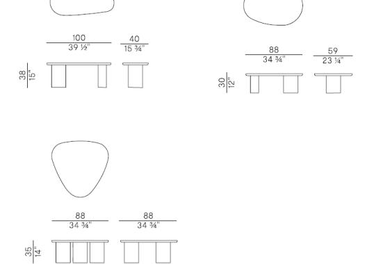 Журнальный столик Potocco JADE COFFEE TABLE image 3