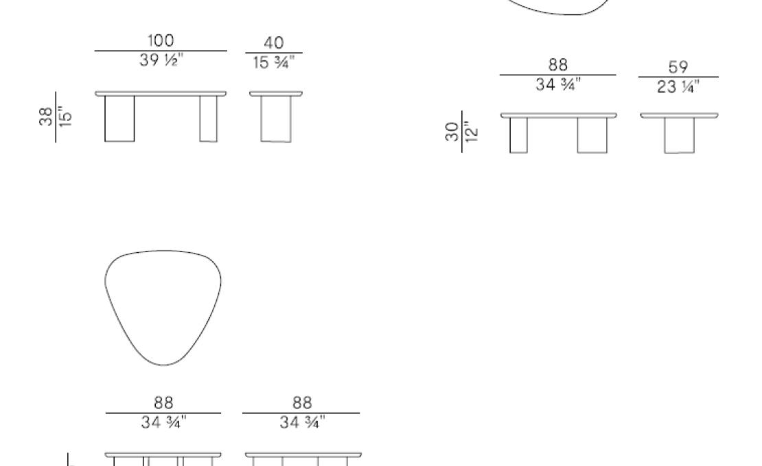 Журнальный столик от фабрики Potocco модель JADE 