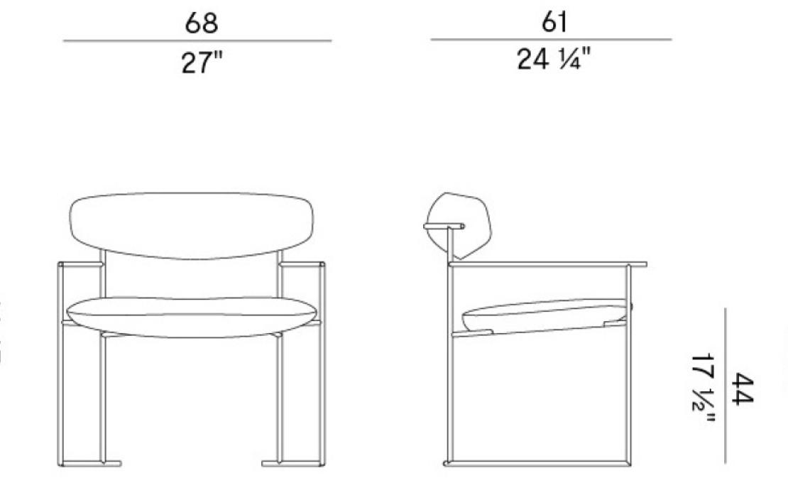 Уличное кресло от фабрики Potocco модель 922/L-OUT