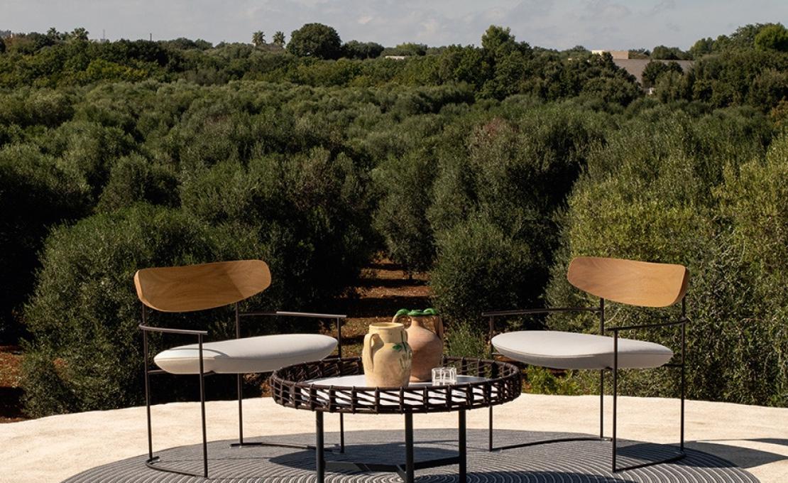 Уличное кресло от фабрики Potocco модель 922/L-OUT