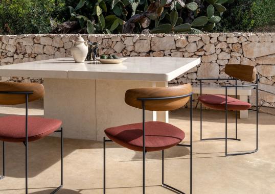 Уличный стул Potocco KEEL OUTDOOR CHAIR image 5