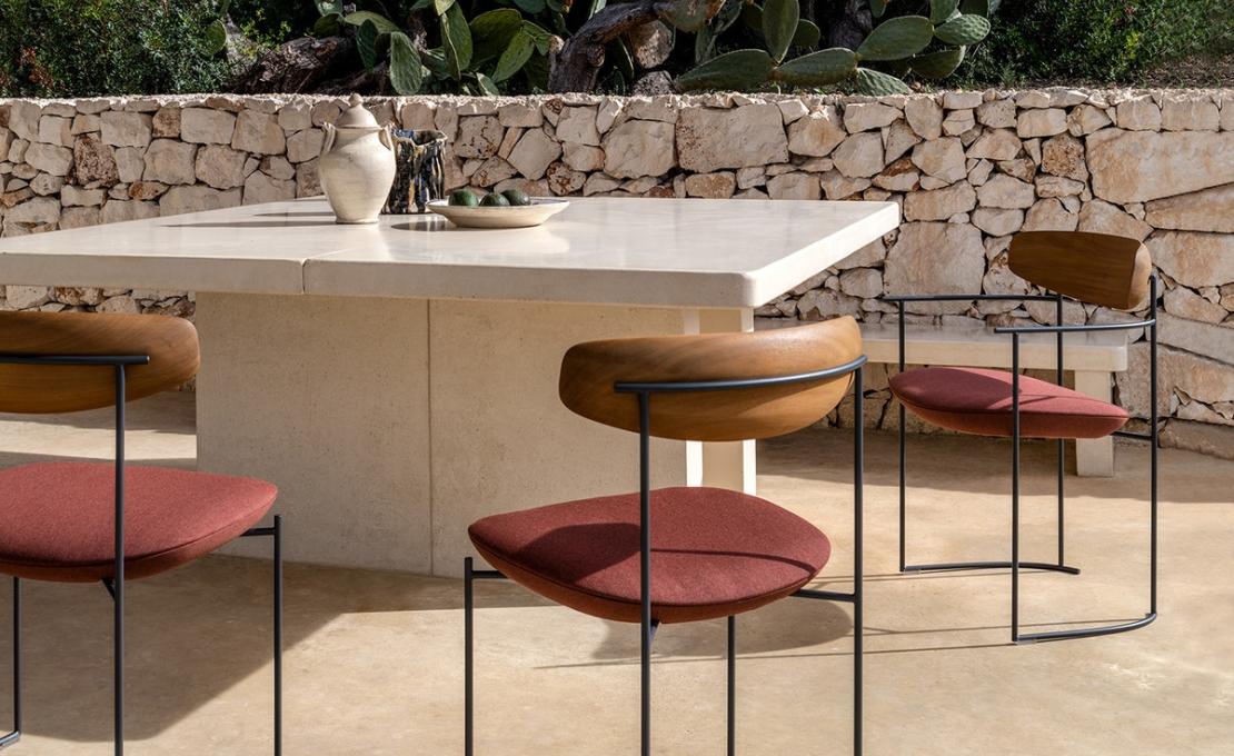 Уличный стул от фабрики Potocco модель KEEL OUTDOOR 