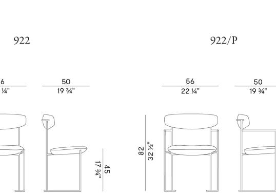 Стул Potocco KEEL CHAIR image 2