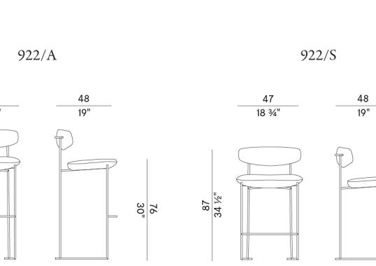 Барный стул Potocco KEEL STOOL image 2