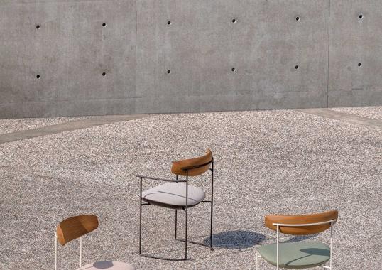 Уличный стул от фабрики Potocco модель KEEL OUTDOOR 