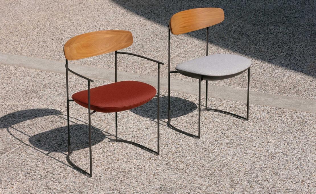 Уличный стул от фабрики Potocco модель KEEL OUTDOOR 