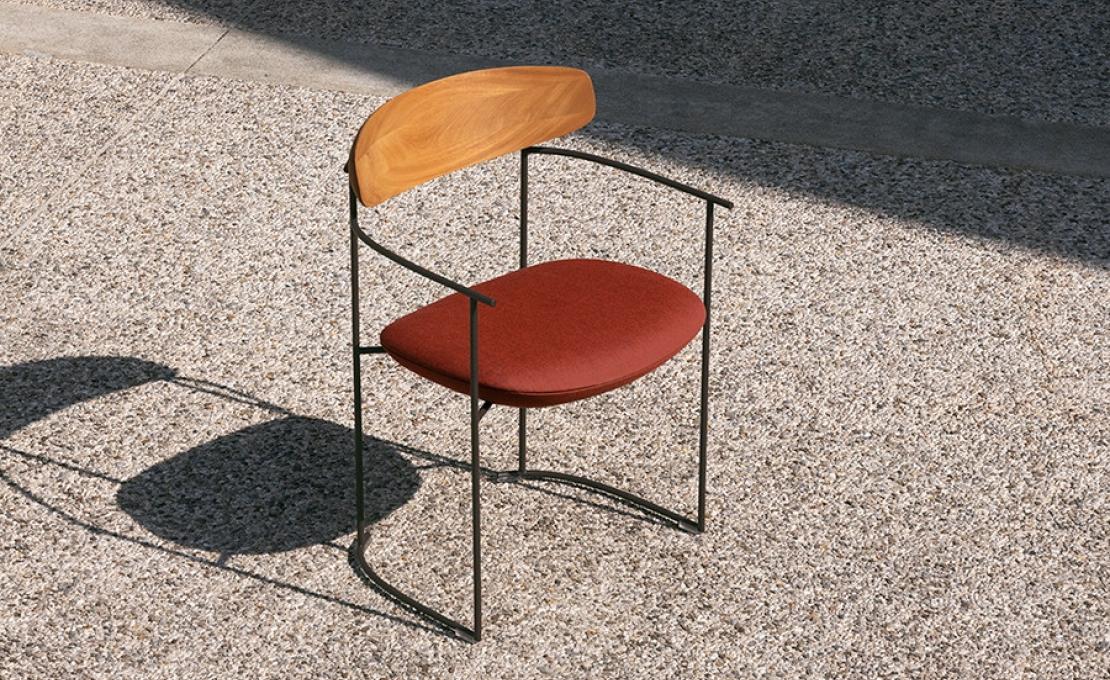 Уличный стул от фабрики Potocco модель KEEL OUTDOOR 