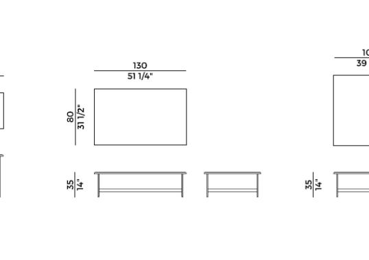 Журнальный столик Potocco LITTLE T COFFEE TABLE image 2