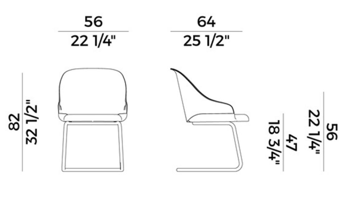 Стул от фабрики Potocco модель 918/U Lyz 