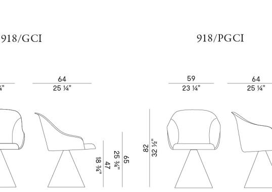 Стул Potocco 918/GC image 2