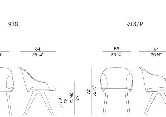 Стул Potocco LYZ DINING CHAIR image 2