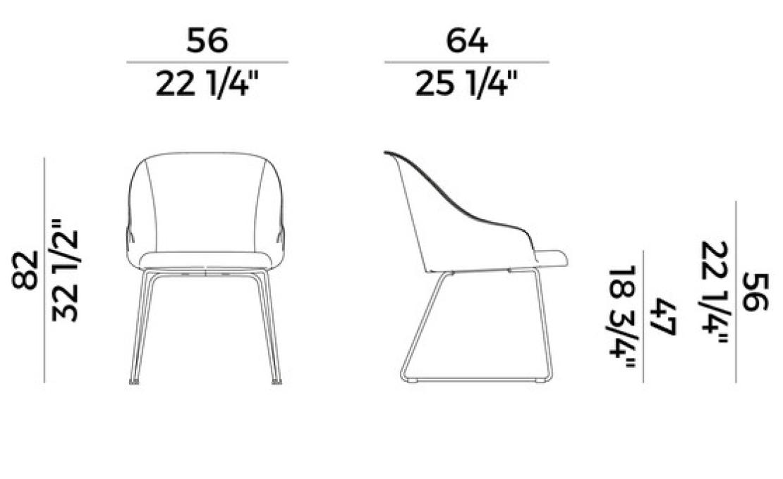 Стул от фабрики Potocco модель 918/SLI
