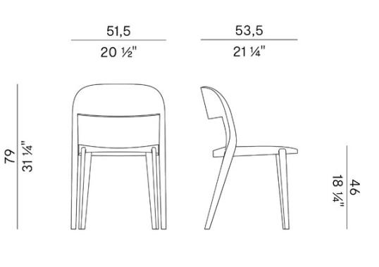 Стул Potocco MINIMA 949 POTOCCO CHAIR image 2
