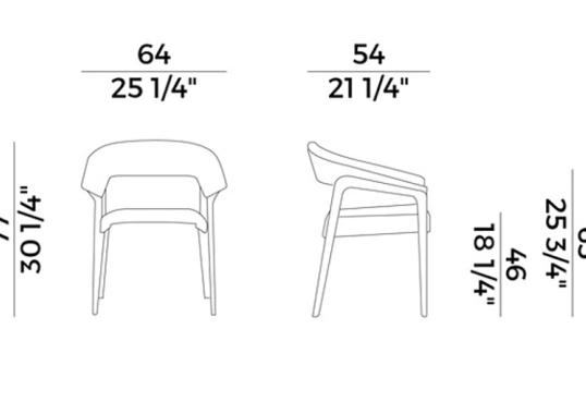 Кресло Potocco 842/P Memory Armchair image 2
