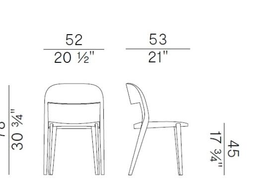 Стул Potocco MNIMA CHAIR image 2