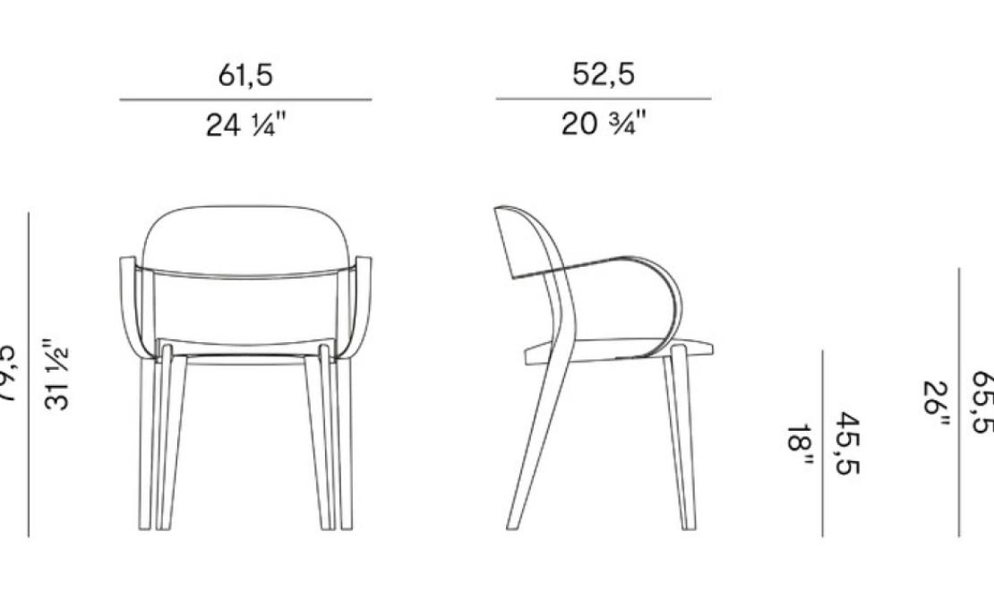 Стул от фабрики Potocco модель MINIMA 949/P POTOCCO 