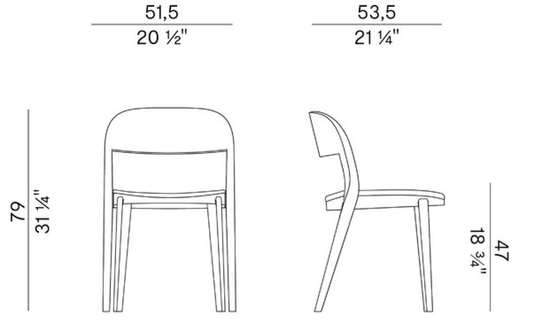 Стул от фабрики Potocco модель MINIMA 949/I POTOCCO 