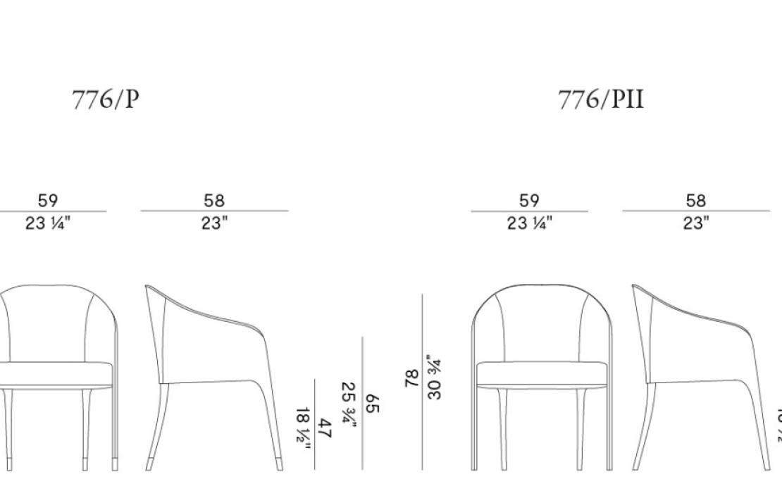 Кресло от фабрики Potocco модель MIURA ARM