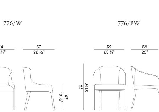 Стул Potocco MISURA CHAIR image 2