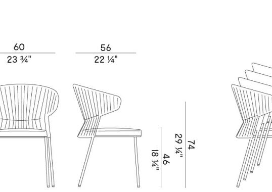 Кресло уличное Potocco 923/P-IMP image 2