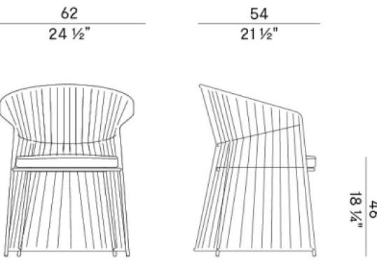 Кресло уличное Potocco 923/PMF image 2