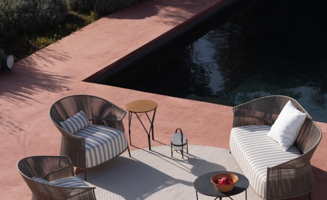 Уличный диван от фабрики Potocco модель 923/D Ola Sofa