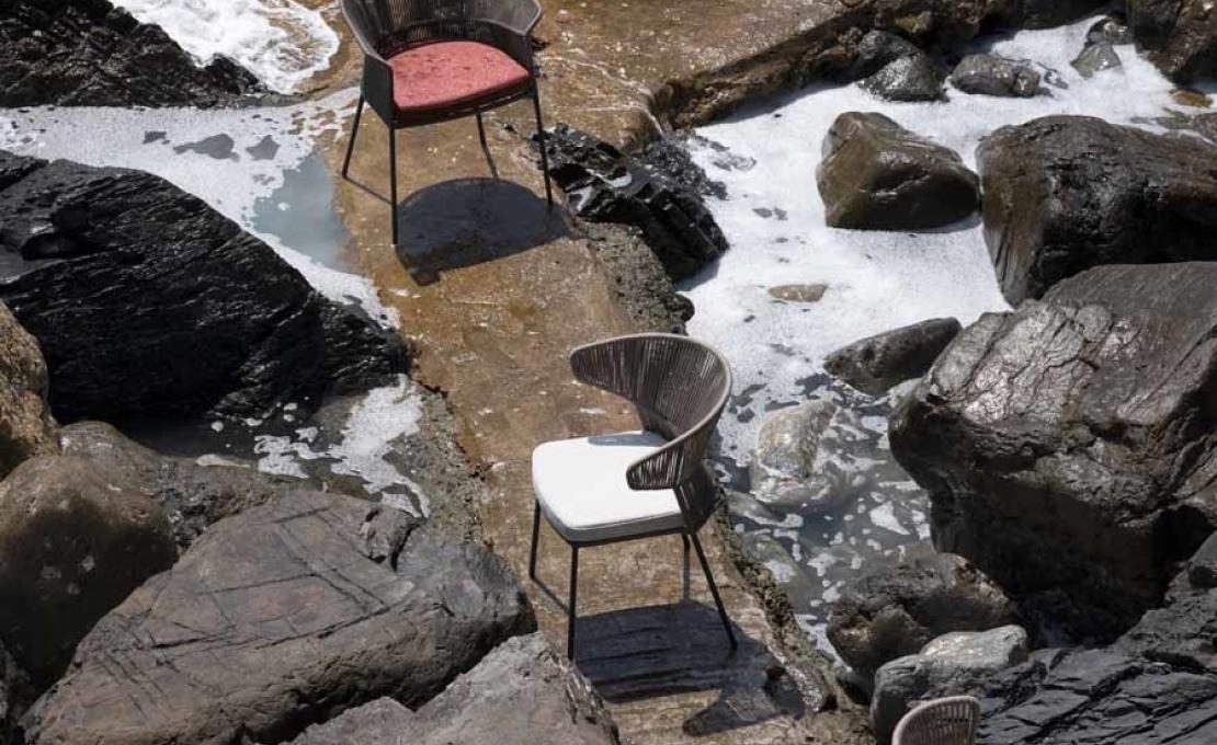 Уличное кресло от фабрики Potocco модель 923/P Ola Poltroncina