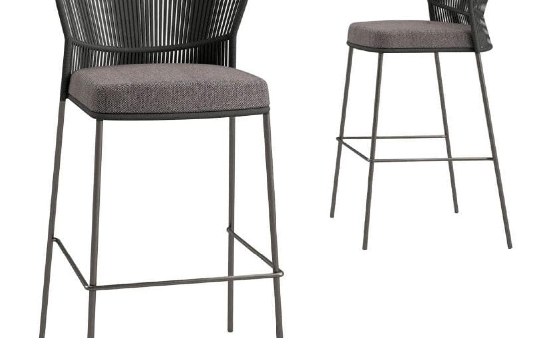 Уличный барный стул от фабрики Potocco модель OLA 