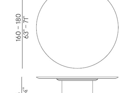 Стол Potocco 883/T Otab Table image 2