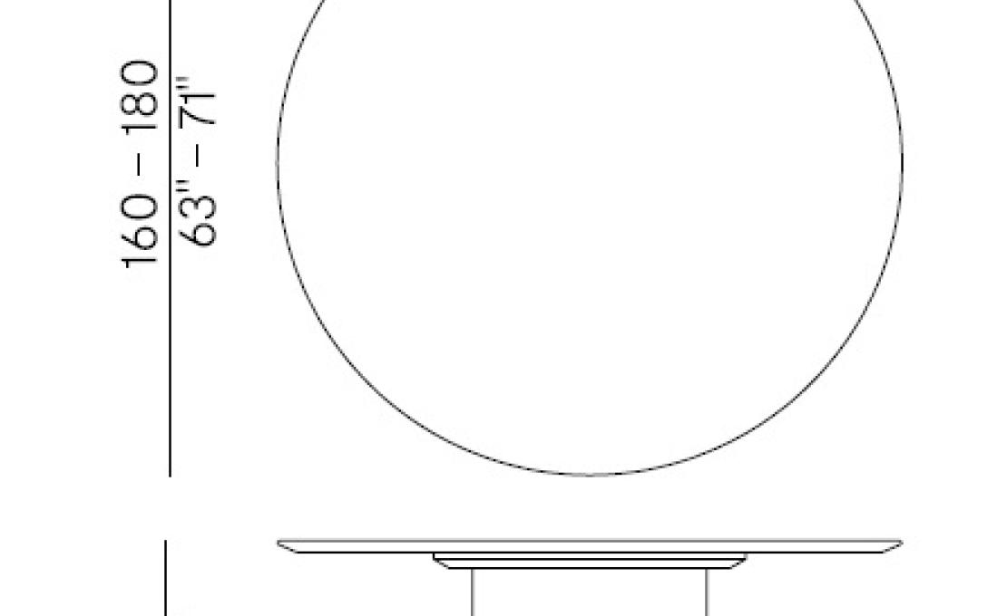 Стол от фабрики Potocco модель 883/T Otab Table