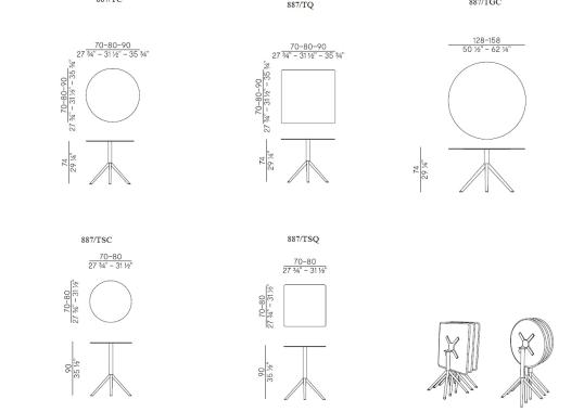 Уличный стол Potocco OTX TABLE image 2