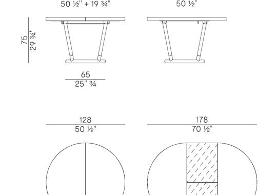Стол Potocco 885/TC image 2