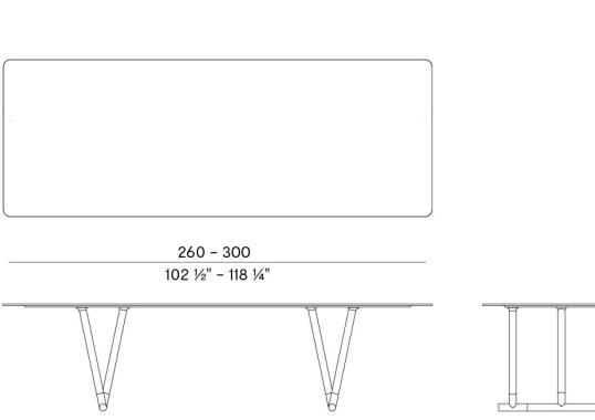 Стол Potocco 885/TR image 2