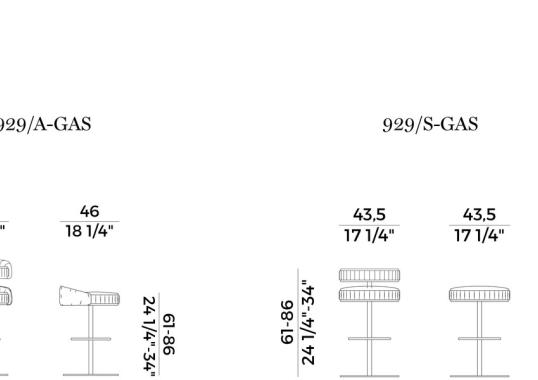 Барный стул Potocco PLISSÉ STOOL image 2