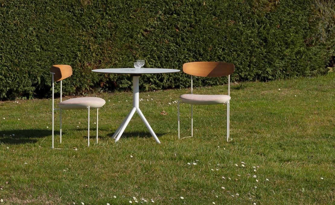 Уличный стол от фабрики Potocco модель OTX HIGH TABLE