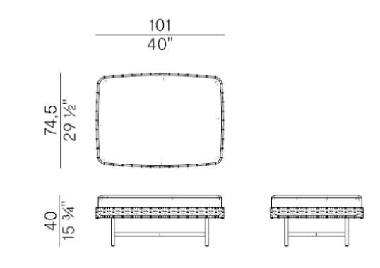 Пуф Potocco 888/CQR image 2