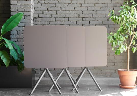 Уличный стол от фабрики Potocco модель OTX HIGH TABLE