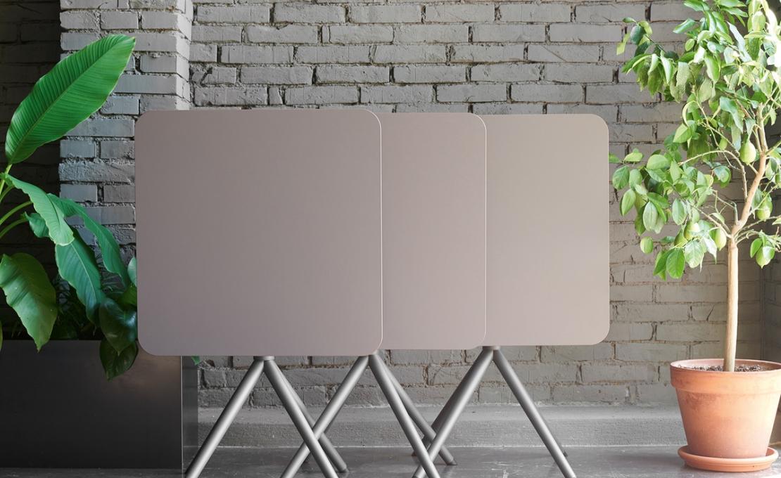 Уличный стол от фабрики Potocco модель OTX HIGH TABLE