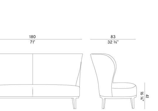 Диван Potocco 841/D Spring Sofa image 2