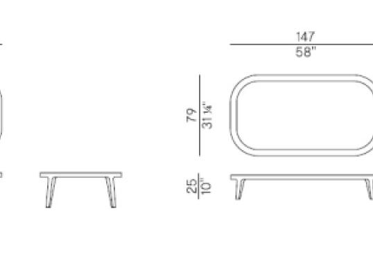 Журнальный столик Potocco SPRING COFFEE TABLE image 2