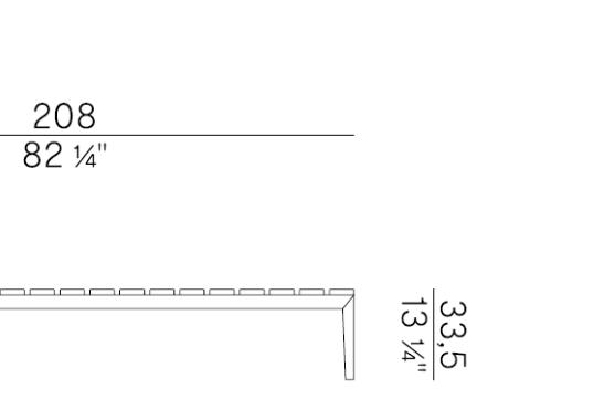 Шезлонг уличный Potocco 895/D-RECL image 2