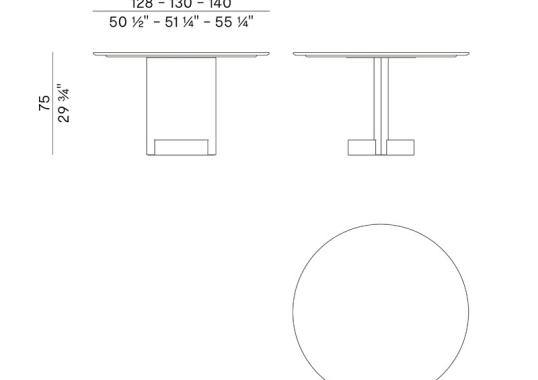 Стол Potocco SYN TABLE-956/TC image 2