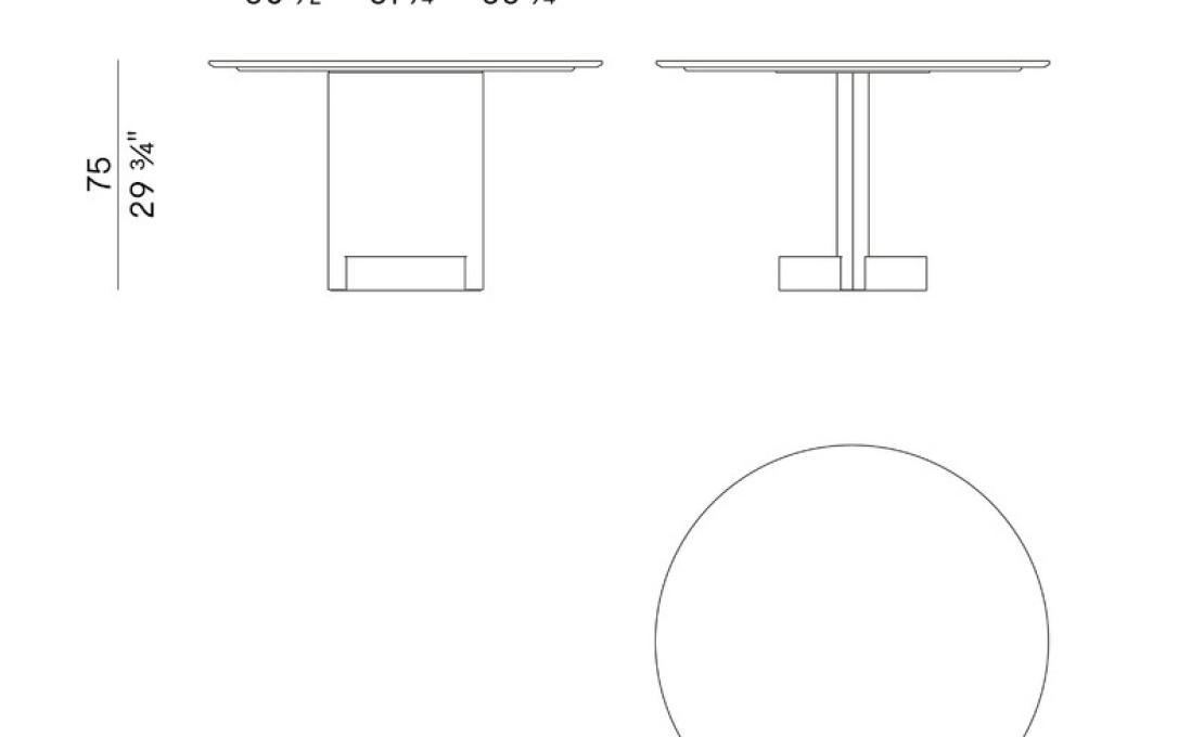 Стол от фабрики Potocco модель SYN TABLE-956/TC