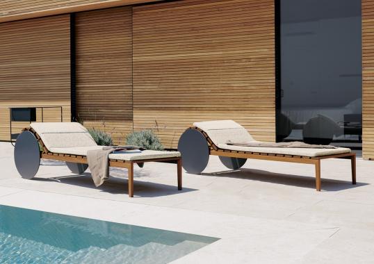 Шезлонг уличный Potocco 895/D-RECL image 4