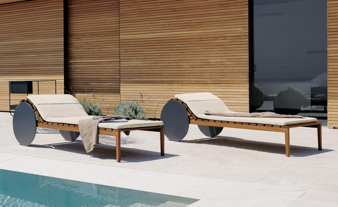 Шезлонг уличныйот фабрики Potocco модель 895/D-RECL