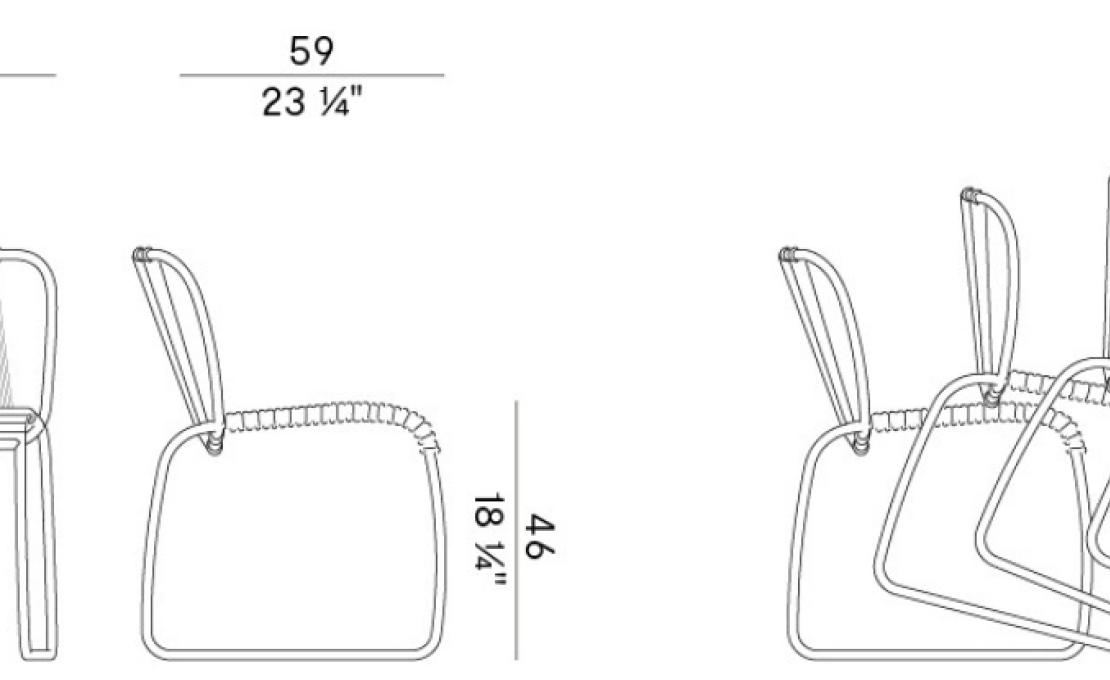 Стул от фабрики Potocco модель 945 TIBES 