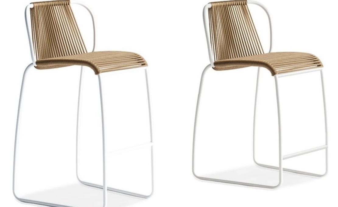 Уличный барный стул от фабрики Potocco модель TIBES 