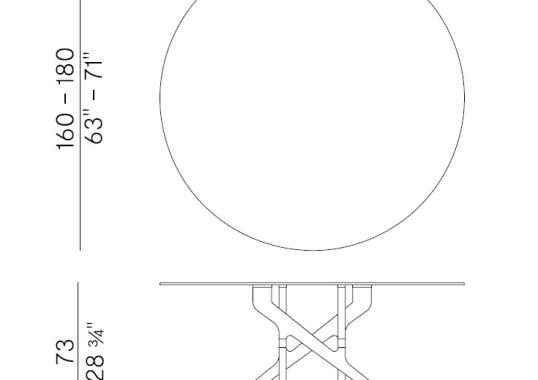 Стол Potocco 837/T4 image 2